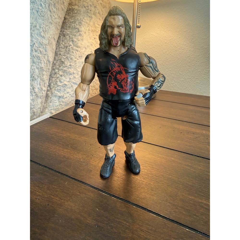 WWE Balls Mahoney ruthless aggression, action figureWrestling Toy Black Red